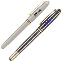 Cap-off roller ball pen with enamel finish.... from ASI 79535 Primetime /...
