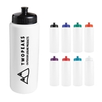 Wide Mouth Sports Bottle w/ Push Pull Cap - 32 oz.
