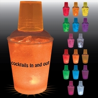 12 oz. Plastic Single Light-Up Cocktail Shaker