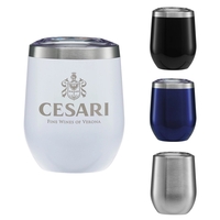 11 oz. stainless steel tumbler with double-wall, copper vacuum insulation...