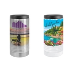 White Sublimatable Polar Camel Slim Beverage Holder