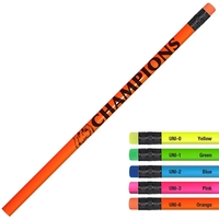 Unicorn #2 Pencil w/Matching Neon Eraser with FREE FREIGHT