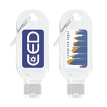 Clearance! 1.8 oz. 75% Hand Sanitizer Gel w/ Carabiner