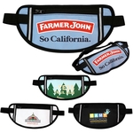 Full Color Reflective Strip Fanny Pack