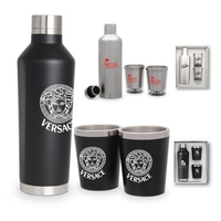 Stainless Steel Bottle & Tumblers Gift Set