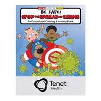 Stop the Spread of Germs coloring book with 16 pages.... from ASI 98360...