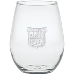 Stemless Mini White Wine - Deep Etched