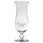 15 oz. Footed Hurricane Vase - Deep Etched