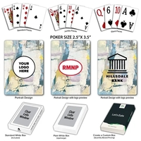 Playing cards with a paint design background.... from ASI 56080 Playing Cards...