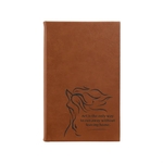 5 1/4" x 8 1/4" Rawhide Leatherette Sketch Book