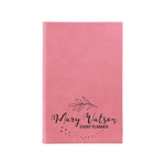 5 1/4" x 8 1/4" Pink Leatherette Sketch Book