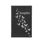 5 1/4" x 8 1/4" Black/Silver Leatherette Sketch Book