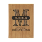 7" x 9 3/4" Bamboo Leatherette Sketch Book