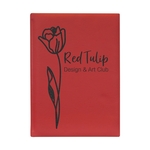 7" x 9 3/4" Red Leatherette Sketch Book