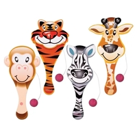 9" animal paddle ball game; sold in packs of 24. Blank.... from ASI 98360...