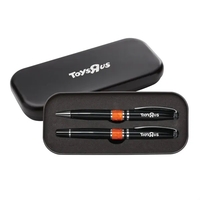 Ballpoint and rollerball set with chrome trim.... from ASI 84592 St Regis Group