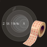 Decal 1.5" Dia Clear