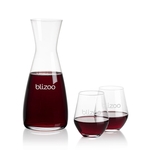 Portofino Carafe & Reina Stemless Wine