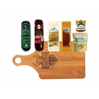 Gourmet Sausage & Cheese Gift Set with Bamboo Cutting Board... from ASI 72657...