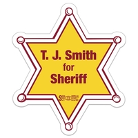 Star Stock Satin Lapel Sticker