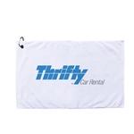 Premium White Golf Towel ( 16" x 25" )
