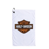 2 lb/doz 15" x 24" screen printed white golf towel... from ASI 73520 Neet...