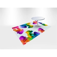 Custom Velvet Polyester Floor Mat in 4 sizes w/full color, full... from ASI...