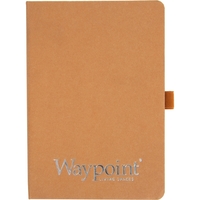 Casebound Washable Kraft Stone, deboss imprint, 60 sheets lined stone...