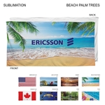 Stock Design Sublimated, Velour Terry Beach Towel, 30x60