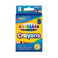 8 Pack Crayons - Assorted Colors