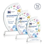 Wichita VividPrint™ Award on Newhaven Base - Clear