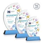 Wichita VividPrint™ Award on Newhaven Base - Sky Blue