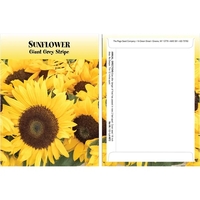 Standard Series Sunflower seeds in a packet made of recycled paper.... from...