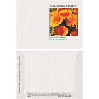 Impression Series California poppy flower seeds in a packet made of... from...