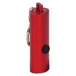 Oval Aluminum LED Flashlight Key Chain