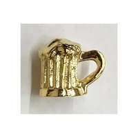 Beer Mug lapel pin with military clutch, sized up to 5/8".... from ASI 68760...