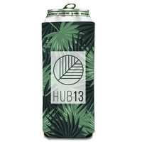 Collapsible Econo 12 oz. Slim Foam Can Cooler - Full Color