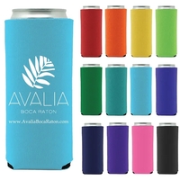 Collapsible 12 oz. Slim Neoprene Can Cooler - Screen Printed... from ASI...