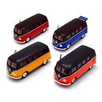 5" 1962 Volkswagen Classic Black Top Bus Diecast