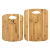 2 piece bamboo cutting board set with 3/8" thick board.... from ASI 91565...