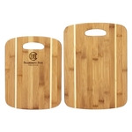 2-Piece Striped Bamboo Cutting Board Set