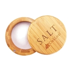 Salt Box with Magnetic Swivel Lid, "Salt" Engraving on Lid