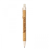 The barrel of this eco-friendly Cork ballpoint pen is made from... from ASI...