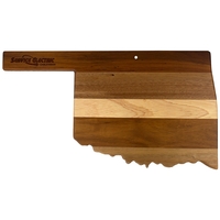 Rock & Branch® Shiplap Oklahoma State Shaped Cutting Board