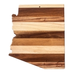 Rock & Branch® Shiplap Arizona State Shaped Cutting Board