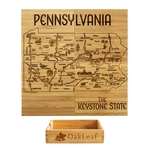 Pennsylvania Puzzle Coaster Set