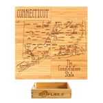 Connecticut Puzzle Coaster Set
