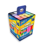16 Pack Jumbo Sidewalk Chalk - Box Set - Assorted Colors