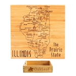 Illinois Puzzle Coaster Set