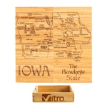 Iowa Puzzle Coaster Set